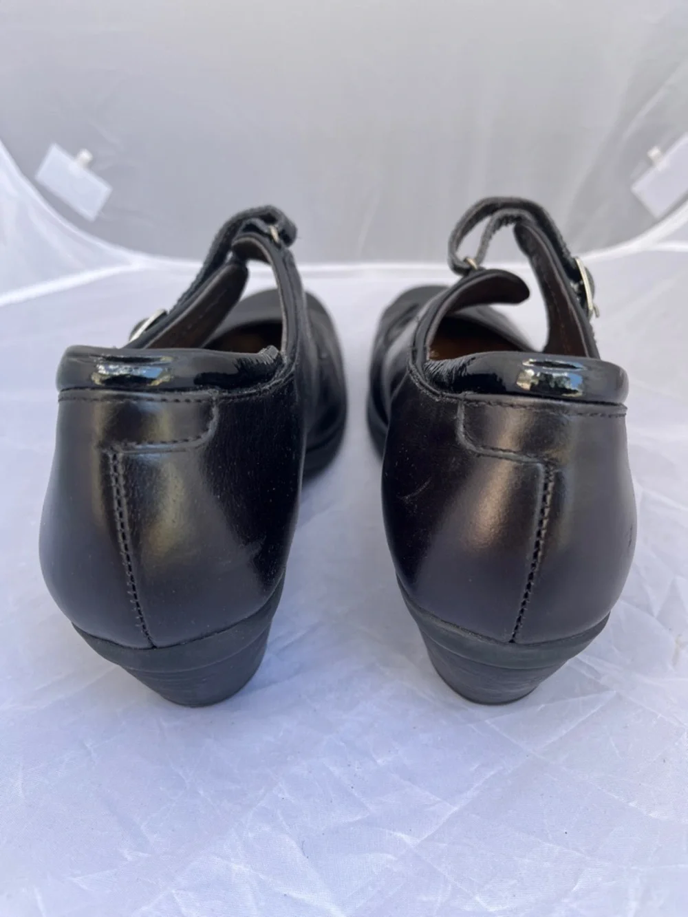 Naot Dashing Leather Mary Jane Low Heel with Buckle Strap - Size 8-8.5 / 39